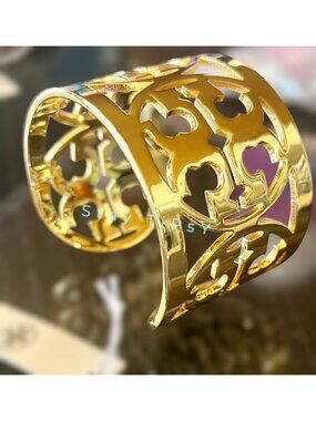 Tory Burch Gold Miller Bangle Bracelet